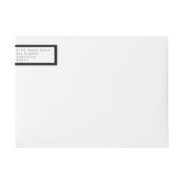 Schwarz auf Weiß Moderne minimalistische einfache