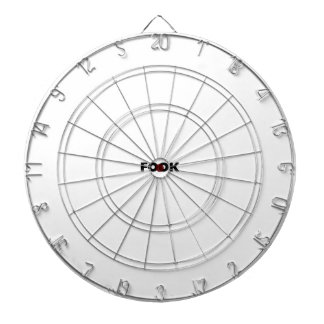 Schwarz auf weißer Tafel Dartscheibe