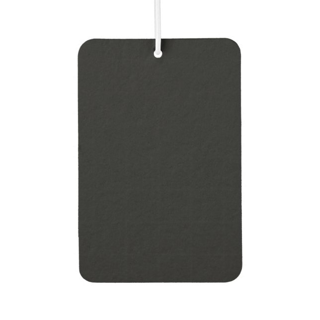 Schwarz Autolufterfrischer (Vorderseite)