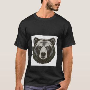 Schwarz-Bär-Wildnis-Wildlife-T-Shirt T-Shirt
