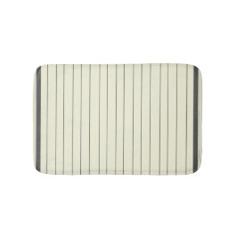 Schwarz-Beige-Muster für vertikale Streifen Badematte