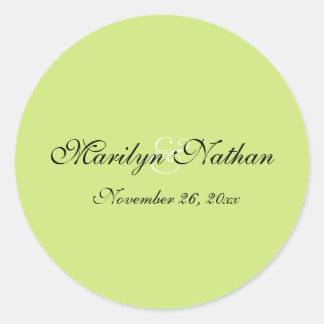 Schwarz-Birne-Grün 1,5" Rundaufkleber Runder Aufkleber