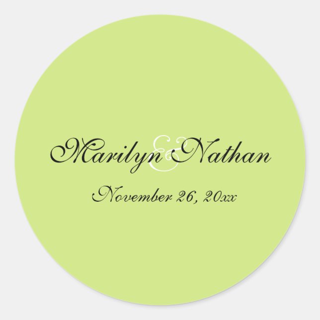 Schwarz-Birne-Grün 1,5" Rundaufkleber Runder Aufkleber (Vorderseite)