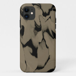 Schwarz-Braun-Wellen Case-Mate iPhone Hülle