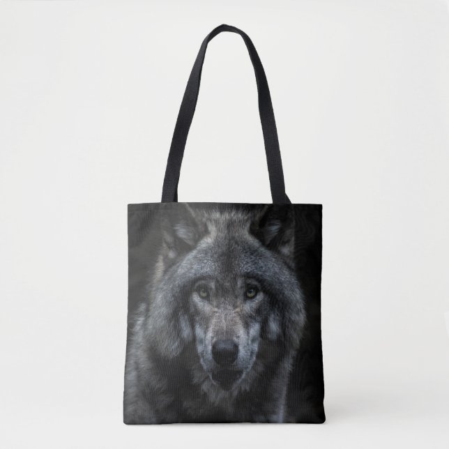 SCHWARZ-BRAUN-WOLF-GEMÄLDE (Vorderseite)