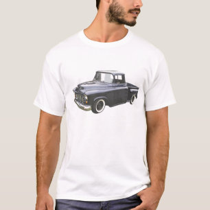 Schwarz-Chevrolet-Lieferwagen 1956 T-Shirt