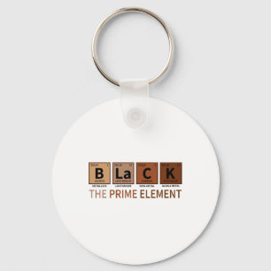 Schwarz Das Prime Element Schwarze Geschichte Mona Schlüsselanhänger