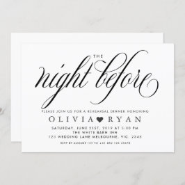 Schwarz der Nacht vor Einladung