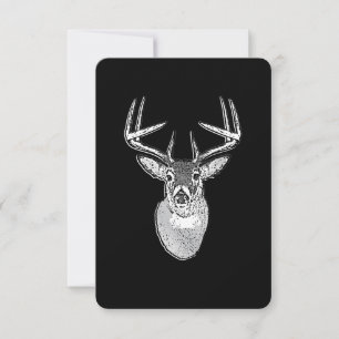 Schwarz-Design White Schwanz Deer
