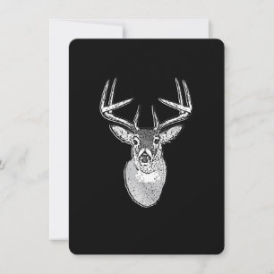 Schwarz-Design White Schwanz Deer