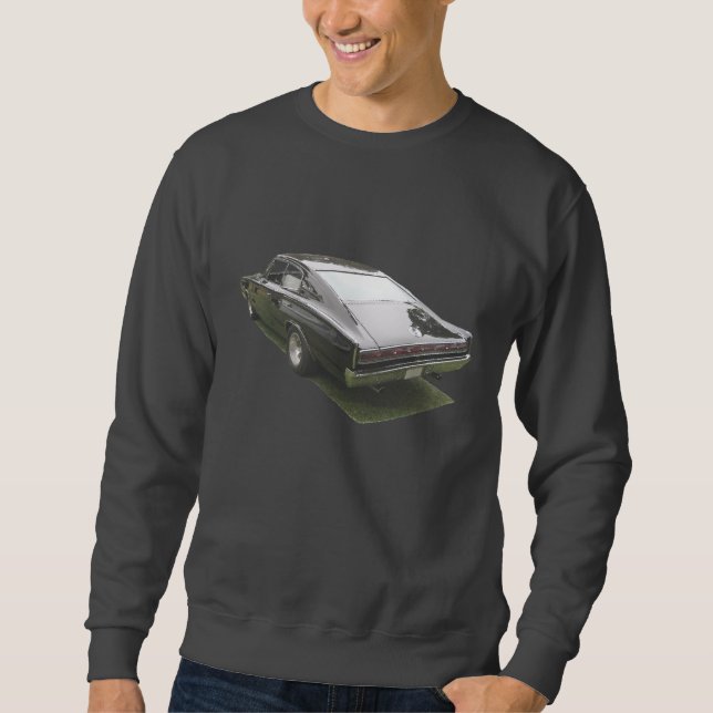 Schwarz-Dodge-Ladegerät 1967 Sweatshirt (Vorderseite)