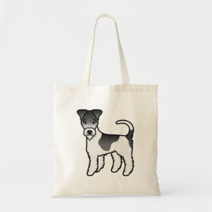 Schwarz Draht Fox Terrier Süßer Cartoon Hund Tragetasche