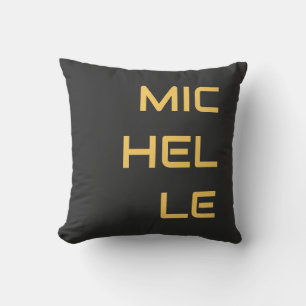 Schwarz Dunkelrot Ihren Namen hinzufügen Moderne S Kissen