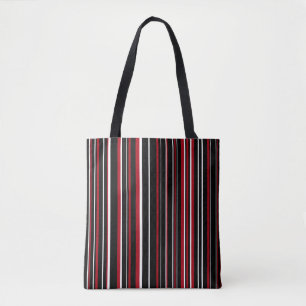 Schwarz, Dunkelrot, Weiß Barcode Streifen