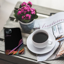 Schwarz elegant bunt schwavy Case-Mate iPhone hülle