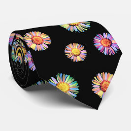 Schwarz Elegant & farbenfroh Klasse floral Boho Da Krawatte