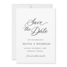 Schwarz Elegant Moderne Skriptkalligrafie