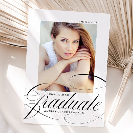 Schwarz | Eloquence Foto Abschluss Ankündigung