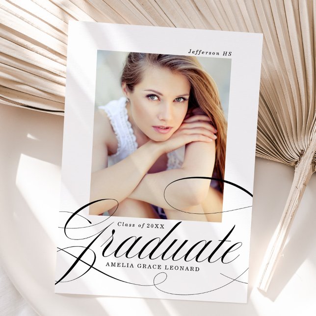 Schwarz | Eloquence Foto Abschluss Ankündigung (Von Creator hochgeladen)