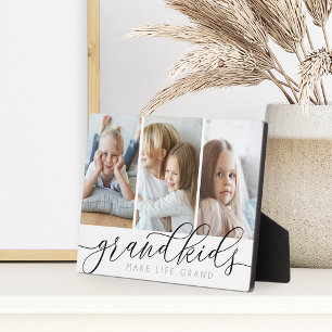 Schwarz Enkelkinder machen Life Grand 3 Foto Col Fotoplatte