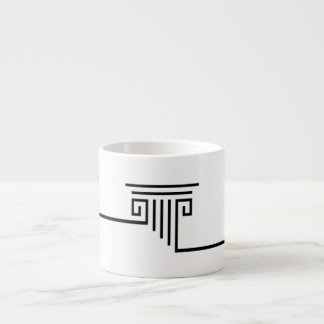 Schwarz Espressotasse