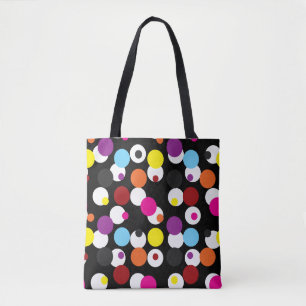 Schwarz-farbiges Polka-Dots-Oberflächenmuster