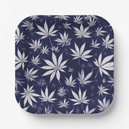 Schwarz-Farbstil-Design-Mode 🍁 Stil Pappteller