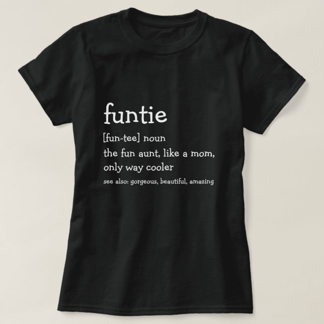 Schwarz | Funtie T - Shirt (Design vorne)