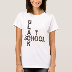 Schwarz für Schülerinnen und Schüler T-Shirt