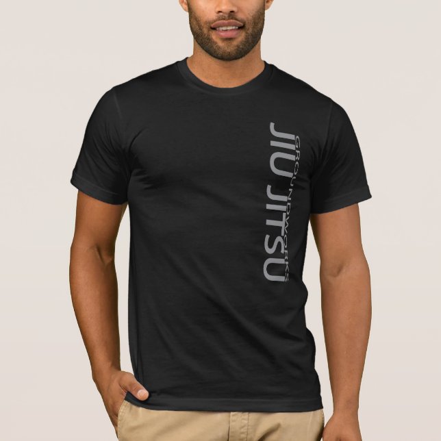 Schwarz-geeigneter Baut. T T-Shirt (Vorderseite)