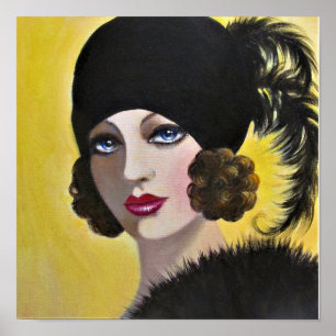 schwarz gekleidet poster