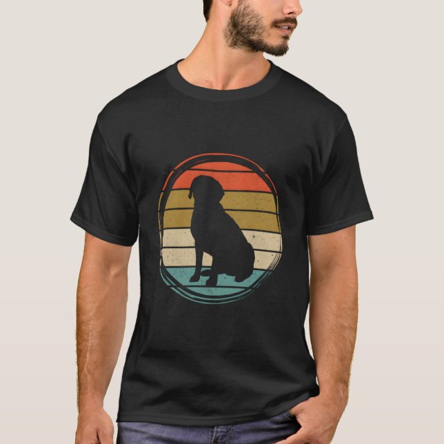 Schwarz Gelb Schokolade Lab Labrador T-Shirt (Vorderseite)