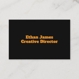 Schwarz-Gelb-Visitenkarte Visitenkarte