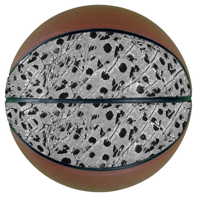 Schwarz gepunktet basketball (Vorderseite)
