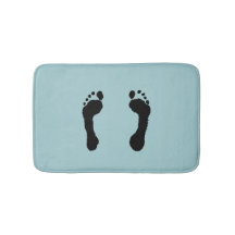 Schwarz-Gestempelte Abdrücke (blau)