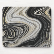 Schwarz-Gold-Agate-Design