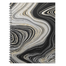 Schwarz-Gold-Agate-Design