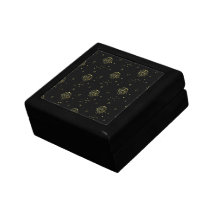 Schwarz & Gold Aries Muster