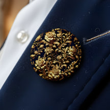 Schwarz-Gold-Barock-Farben-Taste