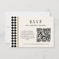 Schwarz-Gold-Checkerboard-Border-Hochzeit online