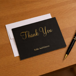 Schwarz/Gold Danke, Karten