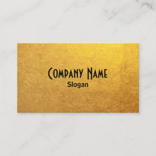 Schwarz-Gold-Foil-Foto Visitenkarte