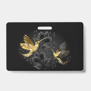 Schwarz-Gold-Kolibri Ausweis