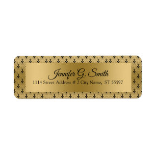 Schwarz-Gold-Kunst-Deko-Muster