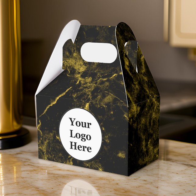 Schwarz-Gold-Marmor Geschenkschachtel (Von Creator hochgeladen)