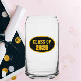 Schwarz-Gold-Schulklassen Dosenglas