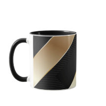 Schwarz-Gold-Tasse