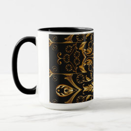 Schwarz-Gold-Tasse Tasse