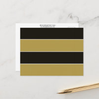Schwarz, Gold und Weiß Streifen