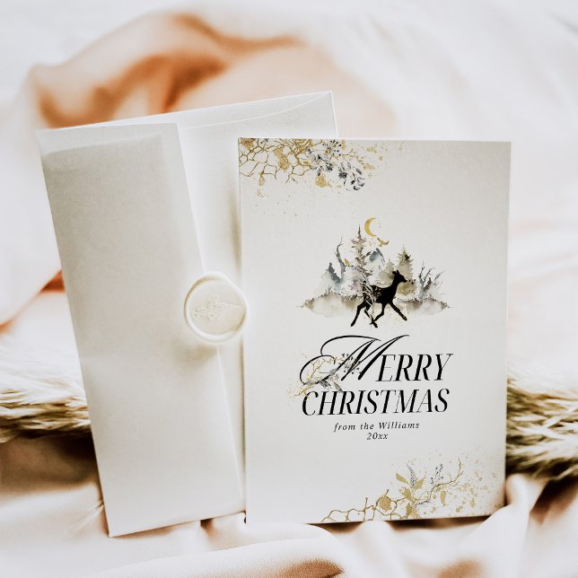 Schwarz-Gold-Zauberwald-Foto Weihnachten (Von Creator hochgeladen)